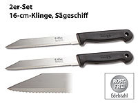Löffler Schneidewaren Co. 2 couteaux multiusage à lame dentelée 16 cm